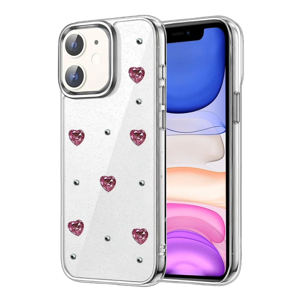 Apple İphone 12 Fiyonk Desenli Kapak - Desen 3 Apple İphone 12 Fiyonk Desenli Kapak - Desen 3