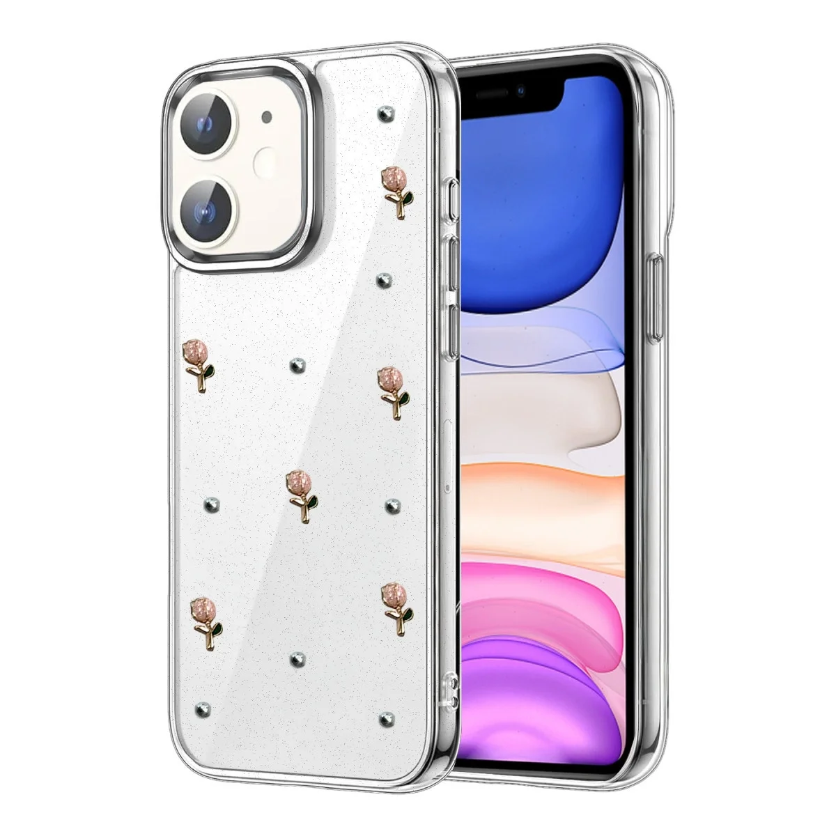 Apple İphone 12 Fiyonk Desenli Kapak - Desen 6 Apple İphone 12 Fiyonk Desenli Kapak - Desen 6