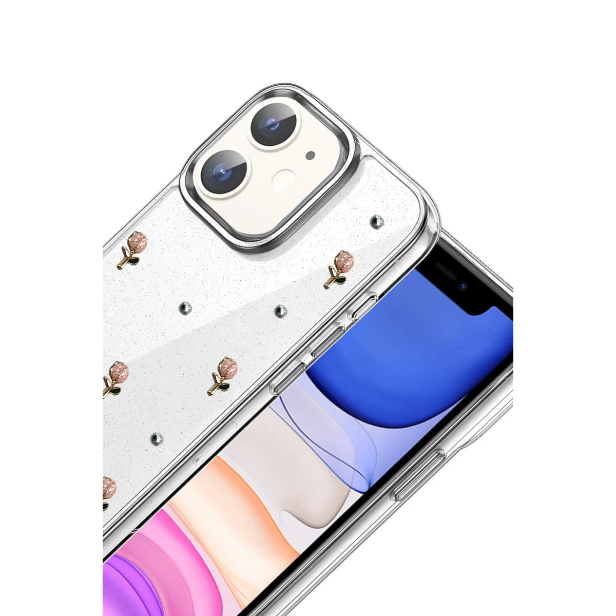Apple İphone 12 Fiyonk Desenli Kapak - Desen 6 Apple İphone 12 Fiyonk Desenli Kapak - Desen 6