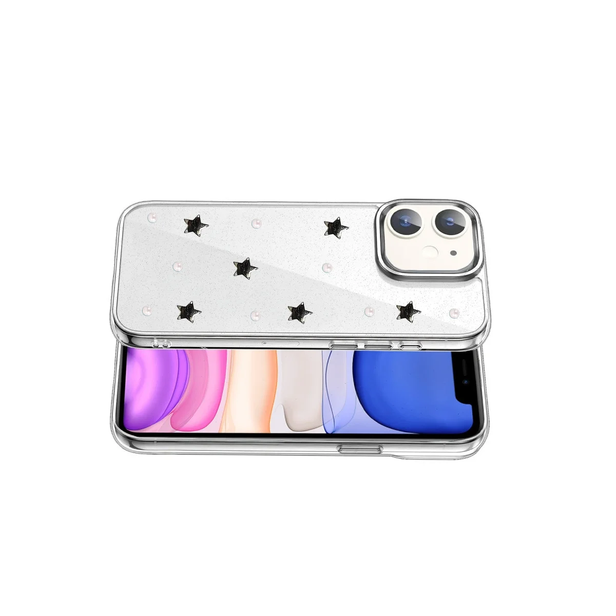 Apple İphone 12 Fiyonk Desenli Kapak - Desen 7