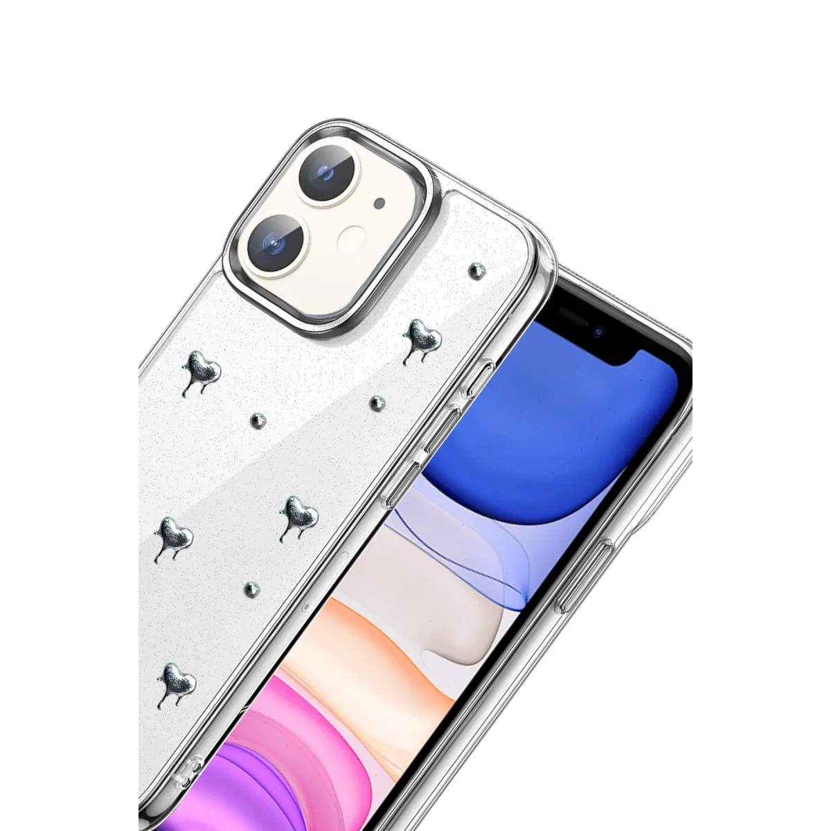 Apple İphone 12 Fiyonk Desenli Kapak - Desen 1 Apple İphone 12 Fiyonk Desenli Kapak - Desen 1