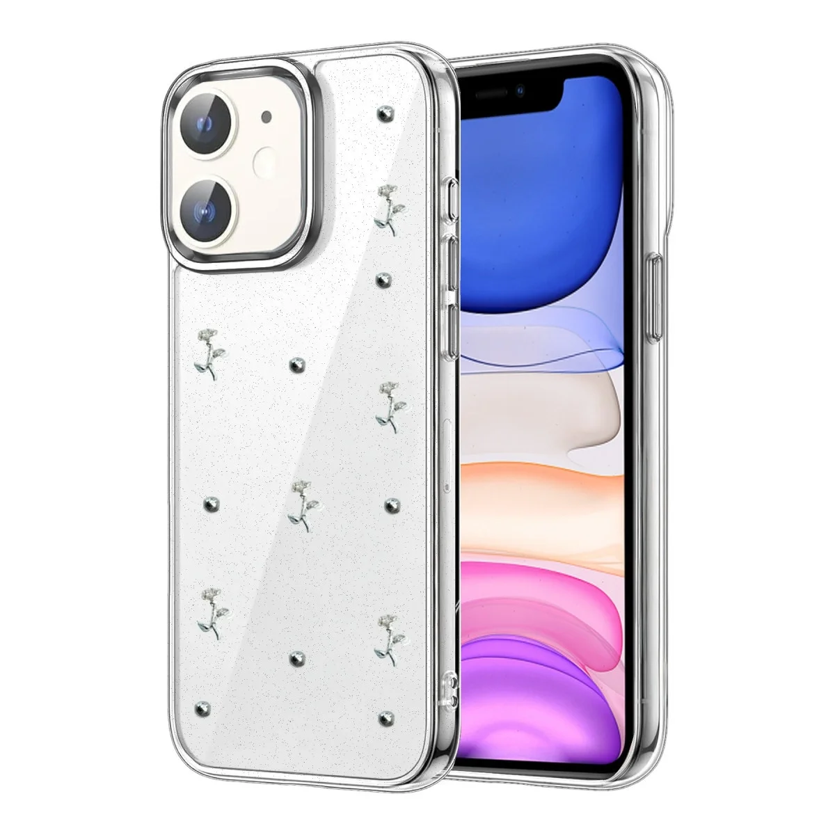 Apple İphone 12 Fiyonk Desenli Kapak - Desen 4 Apple İphone 12 Fiyonk Desenli Kapak - Desen 4