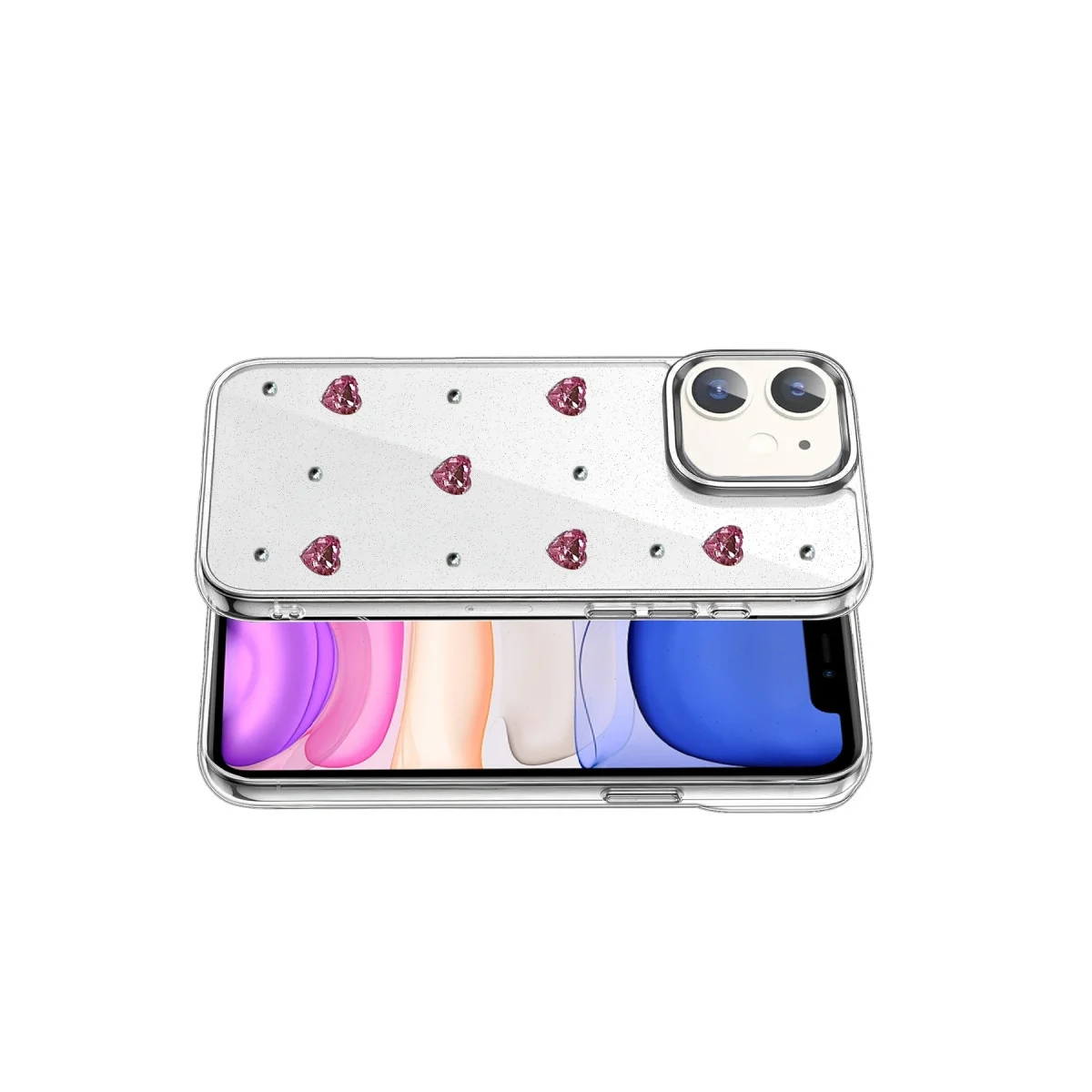 Apple İphone 12 Fiyonk Desenli Kapak - Desen 3 Apple İphone 12 Fiyonk Desenli Kapak - Desen 3