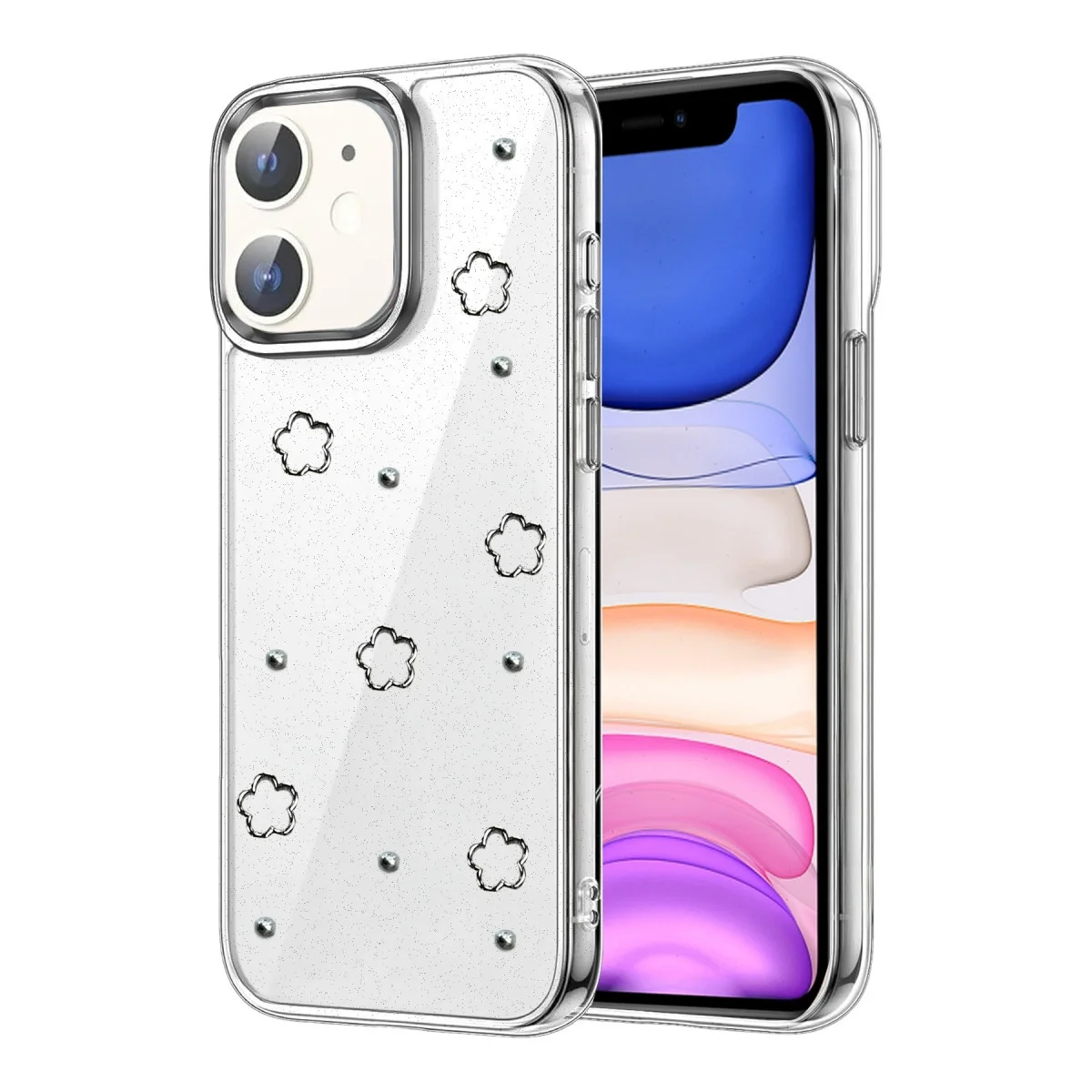Apple İphone 12 Fiyonk Desenli Kapak - Desen 2 Apple İphone 12 Fiyonk Desenli Kapak - Desen 2