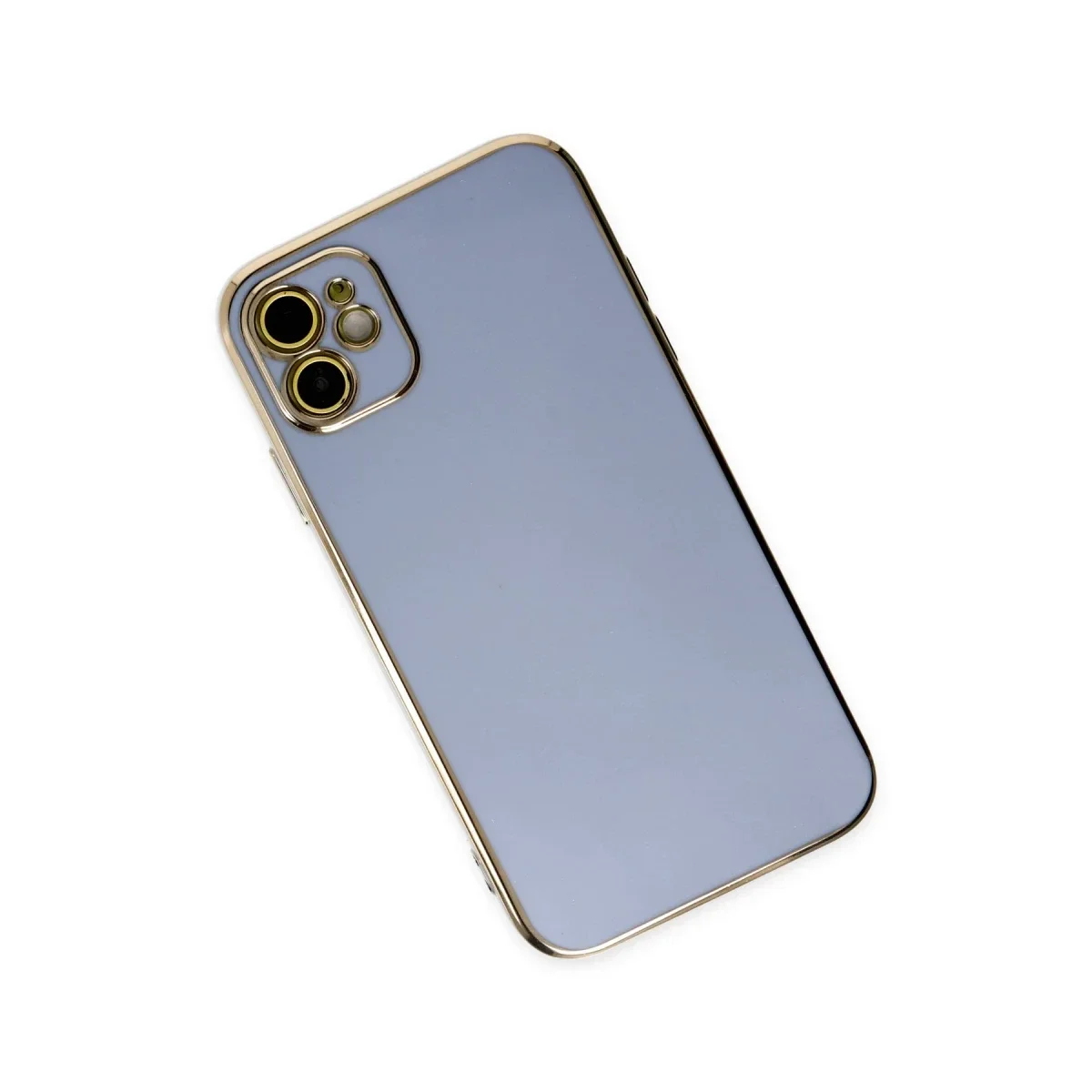 Apple iPhone 12 Kılıf Volet Silikon - Mavi - Görsel 3