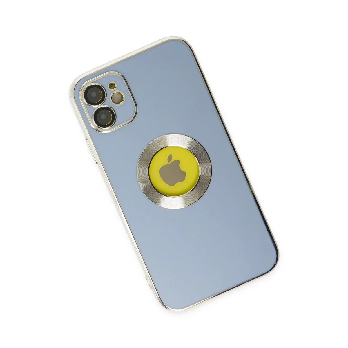 Apple iPhone 12 Kılıf Store Silikon - Sierra Blue - Görsel 2