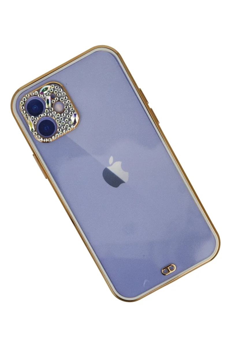 Apple iPhone 12 Kılıf Liva Taşlı Silikon - Beyaz Fiyatı, Yorumları ve Özellikleri