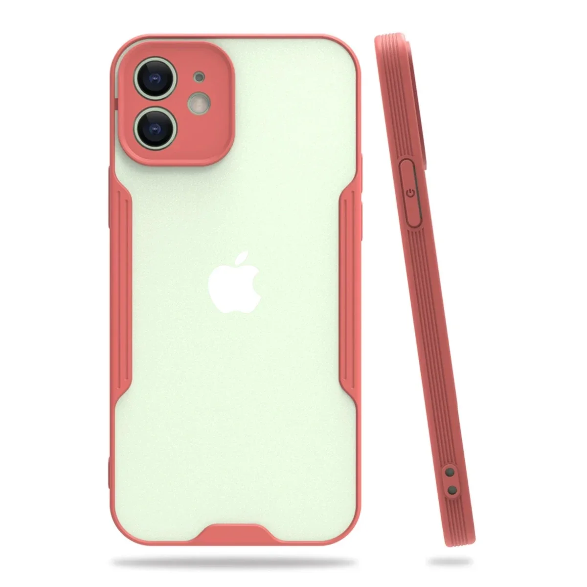 Apple iPhone 12 Kılıf Platin Silikon - Pembe Apple iPhone 12 Kılıf Platin Silikon - Pembe