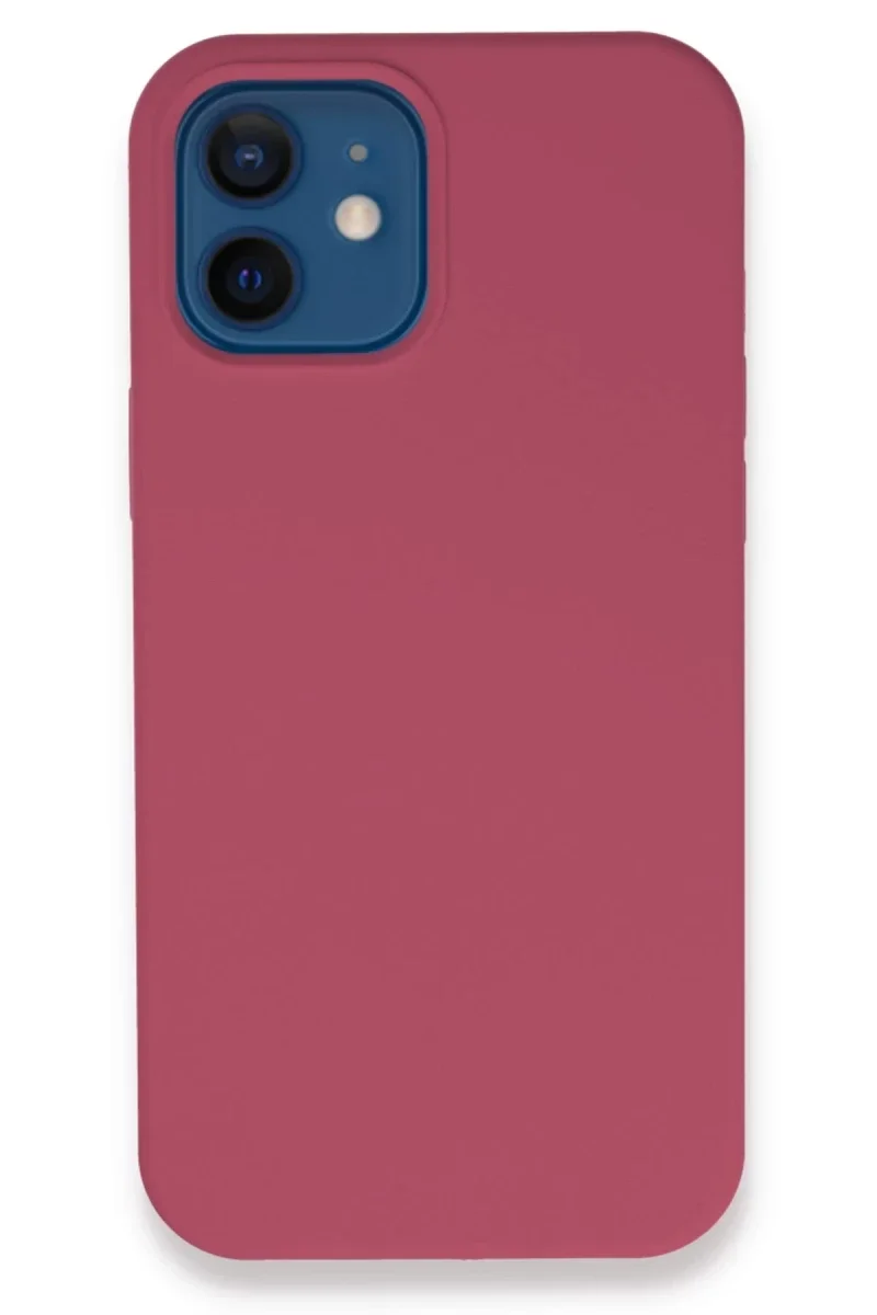 Apple iPhone 12 Kılıf Lansman Legant Silikon - Fuşya