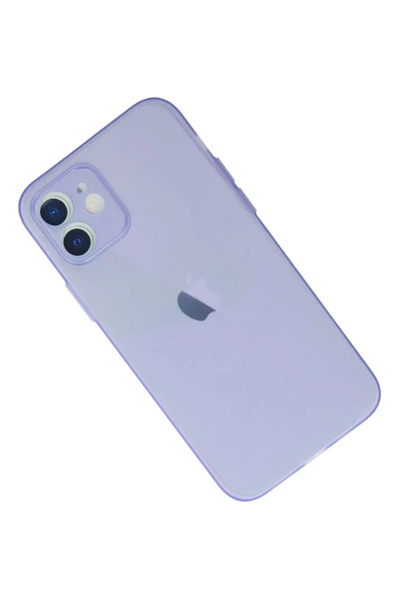 Apple iPhone 12 Kılıf Puma Silikon - Mor