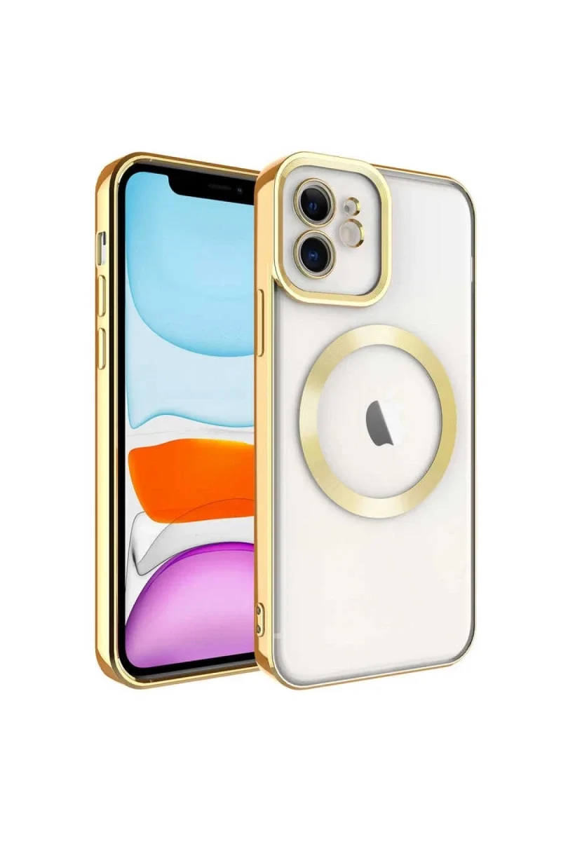Apple iPhone 12 Kılıf Kross Magneticsafe Kapak - Gold Fiyatı, Yorumları ve Özellikleri