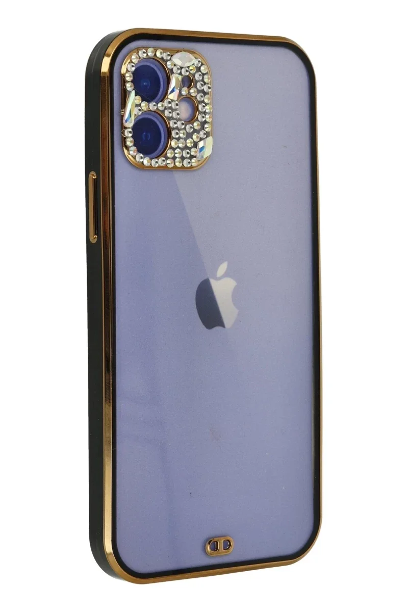 Apple iPhone 12 Kılıf Liva Taşlı Silikon - Siyah Fiyatı, Yorumları ve Özellikleri
