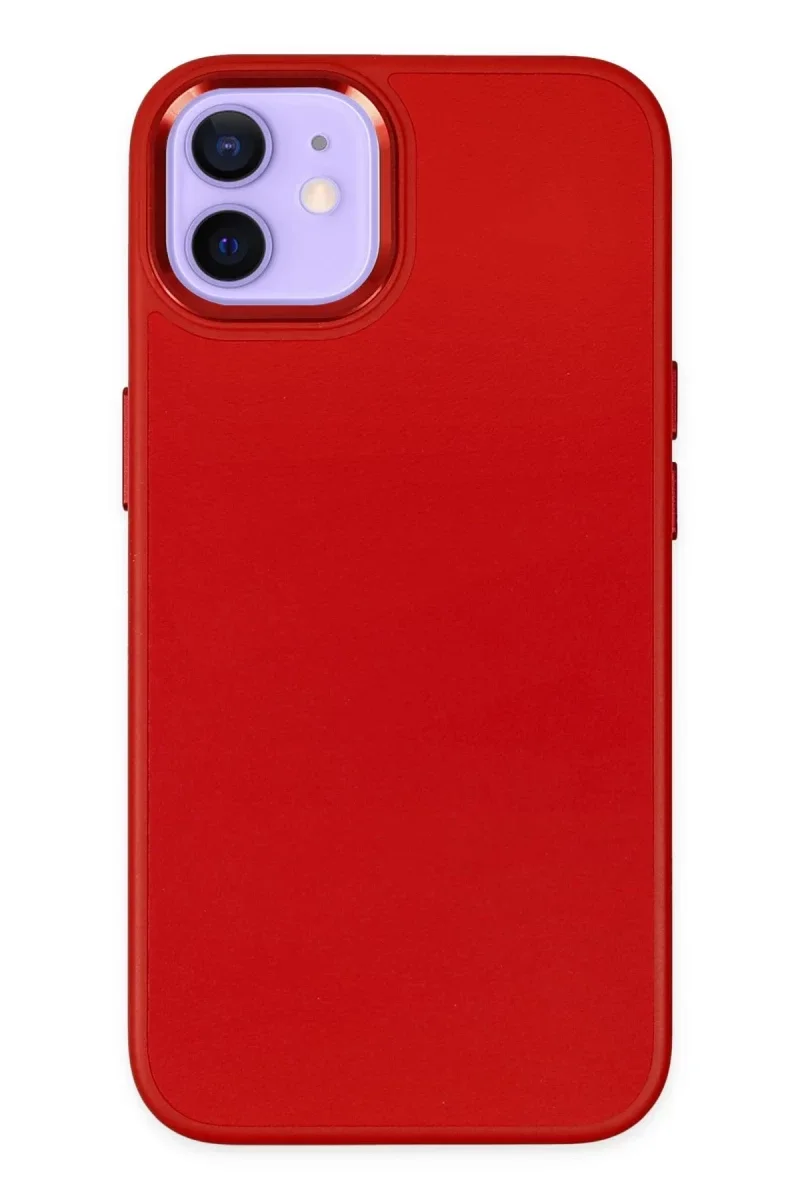 Apple iPhone 12 Kılıf Asya Deri Silikon - Kırmızı Fiyatı, Yorumları ve Özellikleri