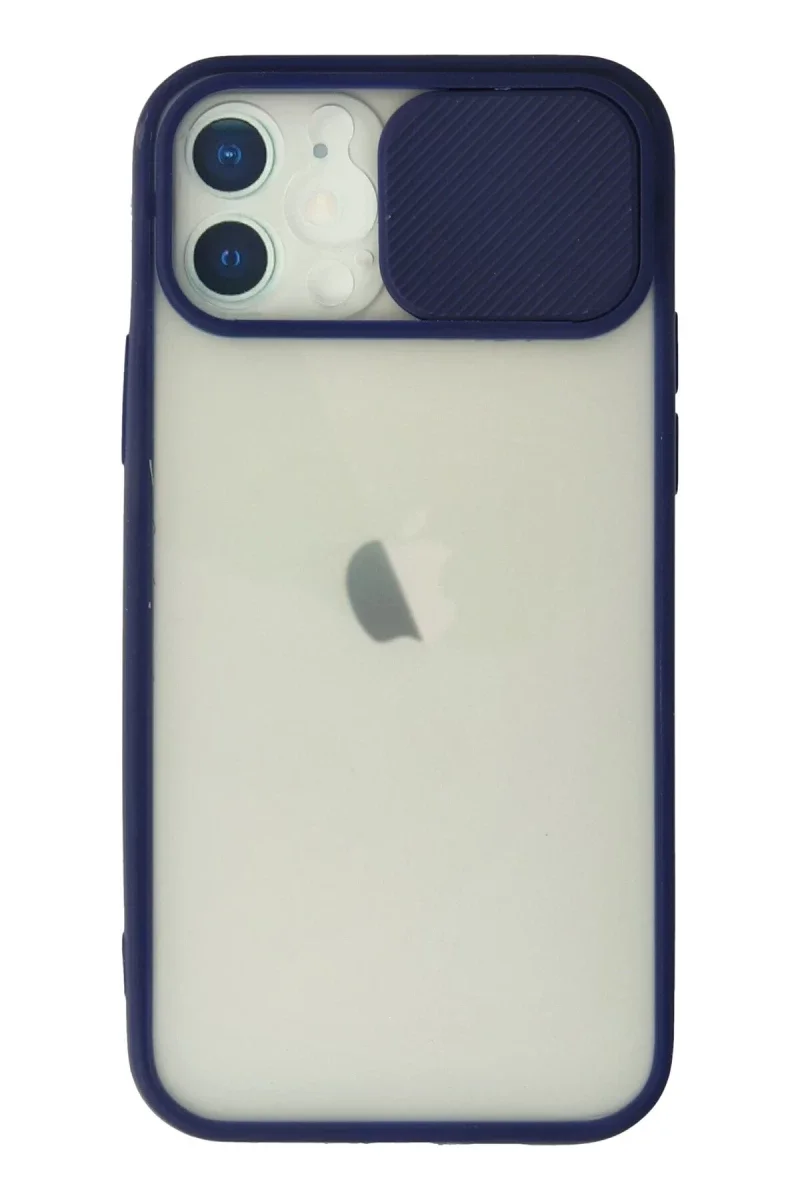 Apple iPhone 12 Kılıf Palm Buzlu Kamera Sürgülü Silikon - Lacivert Fiyatı, Yorumları ve Özellikleri