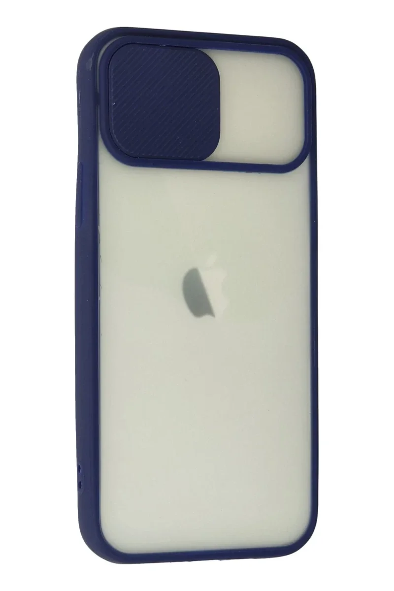 Apple iPhone 12 Kılıf Palm Buzlu Kamera Sürgülü Silikon - Lacivert Fiyatı, Yorumları ve Özellikleri