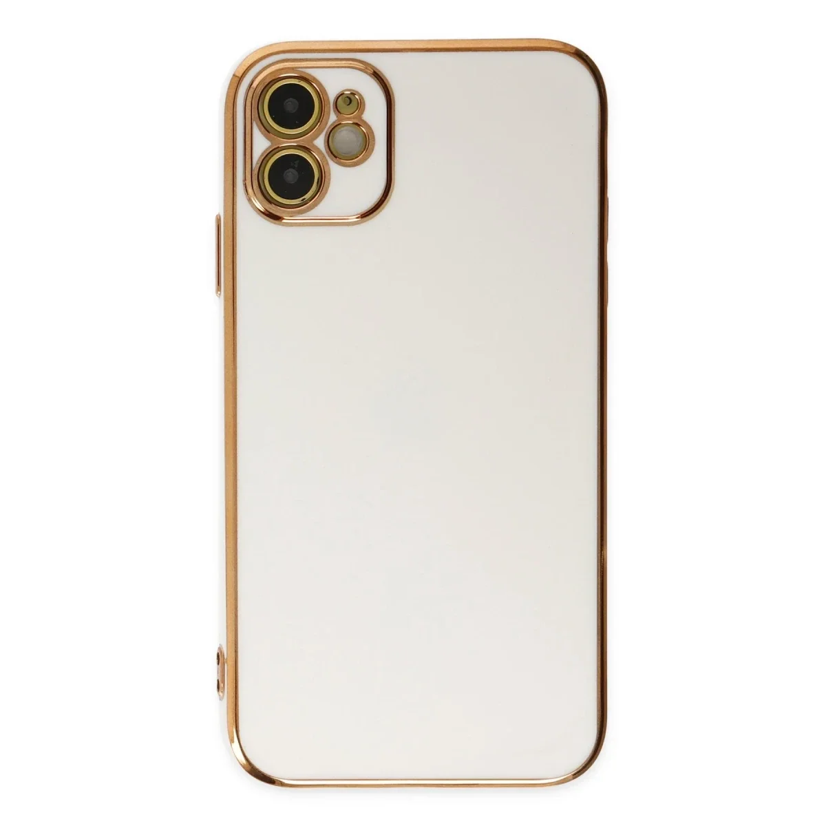 Apple iPhone 12 Kılıf Volet Silikon - Beyaz Apple iPhone 12 Kılıf Volet Silikon - Beyaz - Görsel 2