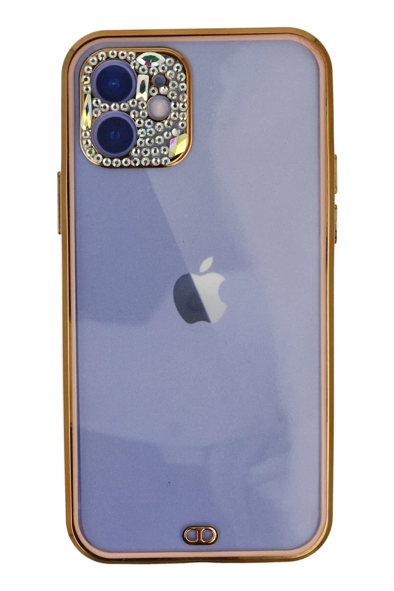 Apple iPhone 12 Kılıf Liva Taşlı Silikon - Pembe Fiyatı, Yorumları ve Özellikleri