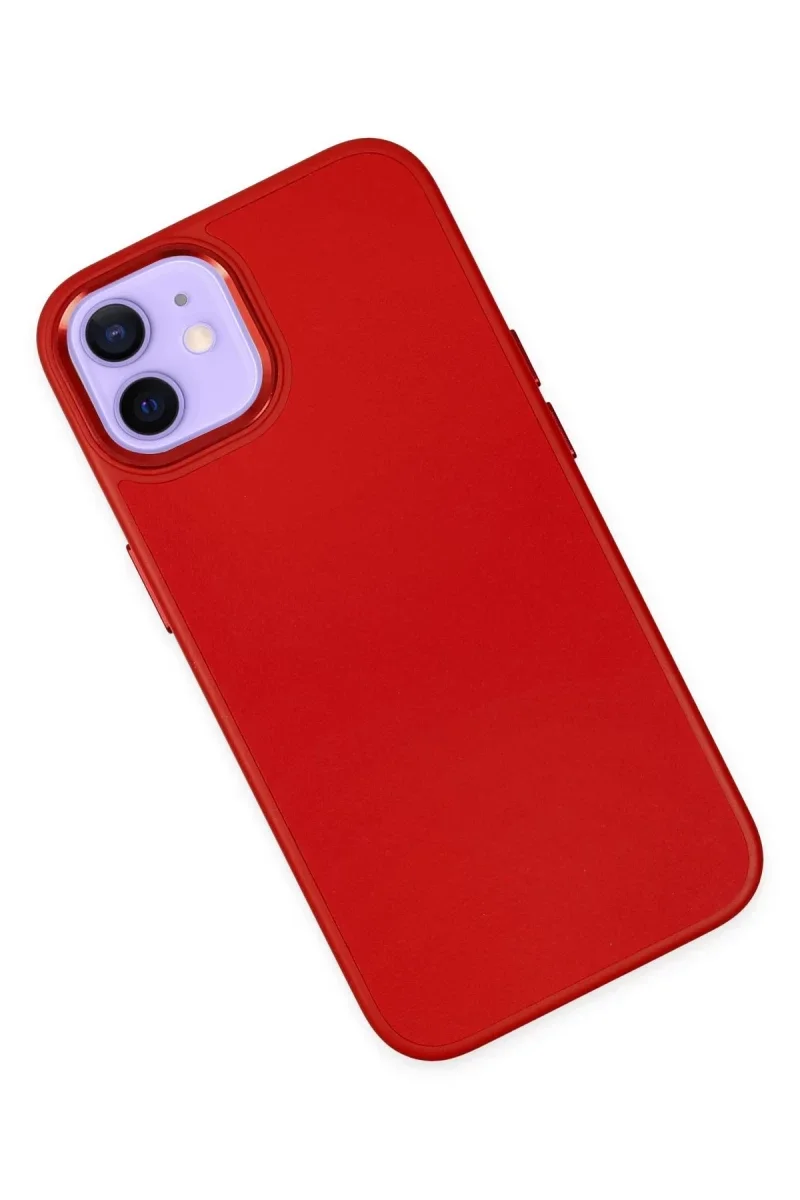 Apple iPhone 12 Kılıf Asya Deri Silikon - Kırmızı Fiyatı, Yorumları ve Özellikleri