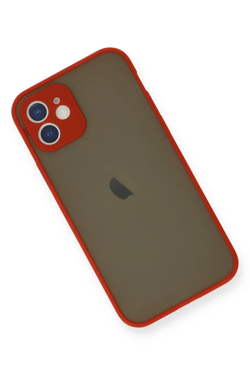 Apple iPhone 12 Mini Kılıf Montreal Silikon Kapak - Kırmızı Fiyatı, Yorumları ve Özellikleri