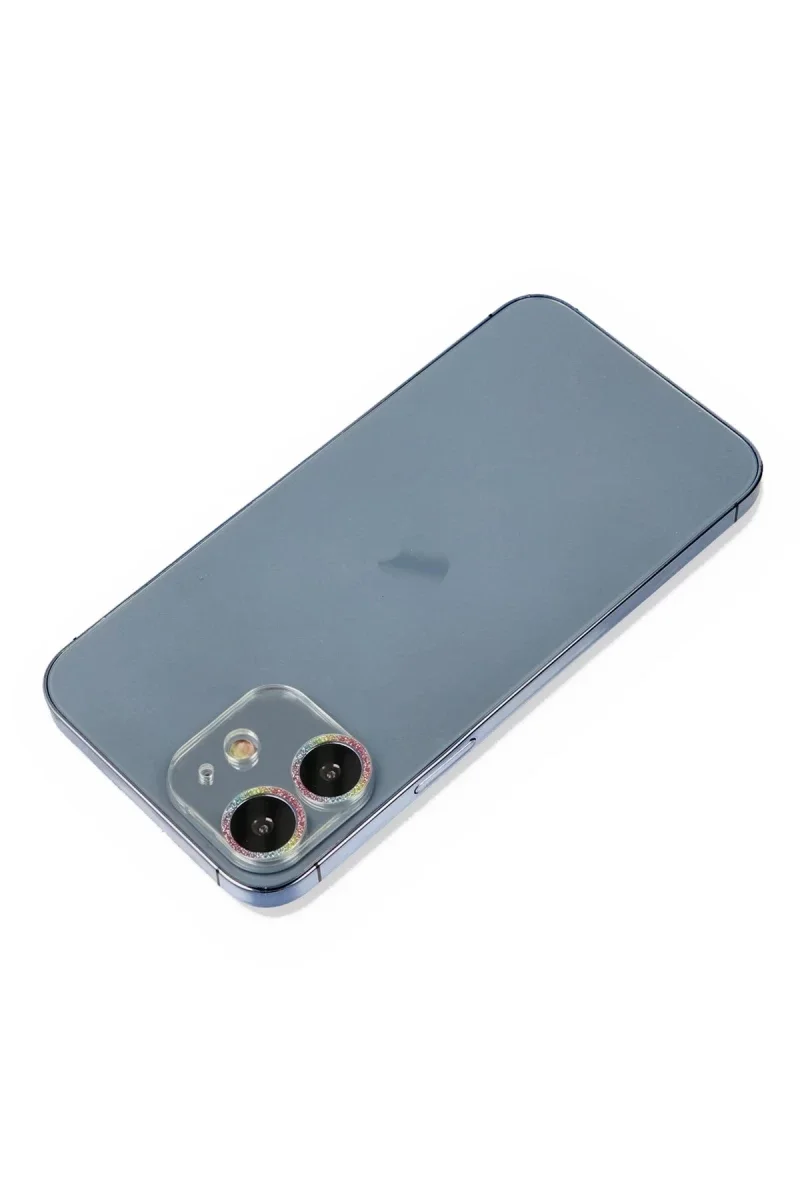 Apple iPhone 12 Mini Shine Kamera Lens Koruma Cam - Rainbow Apple iPhone 12 Mini Shine Kamera Lens Koruma Cam - Rainbow