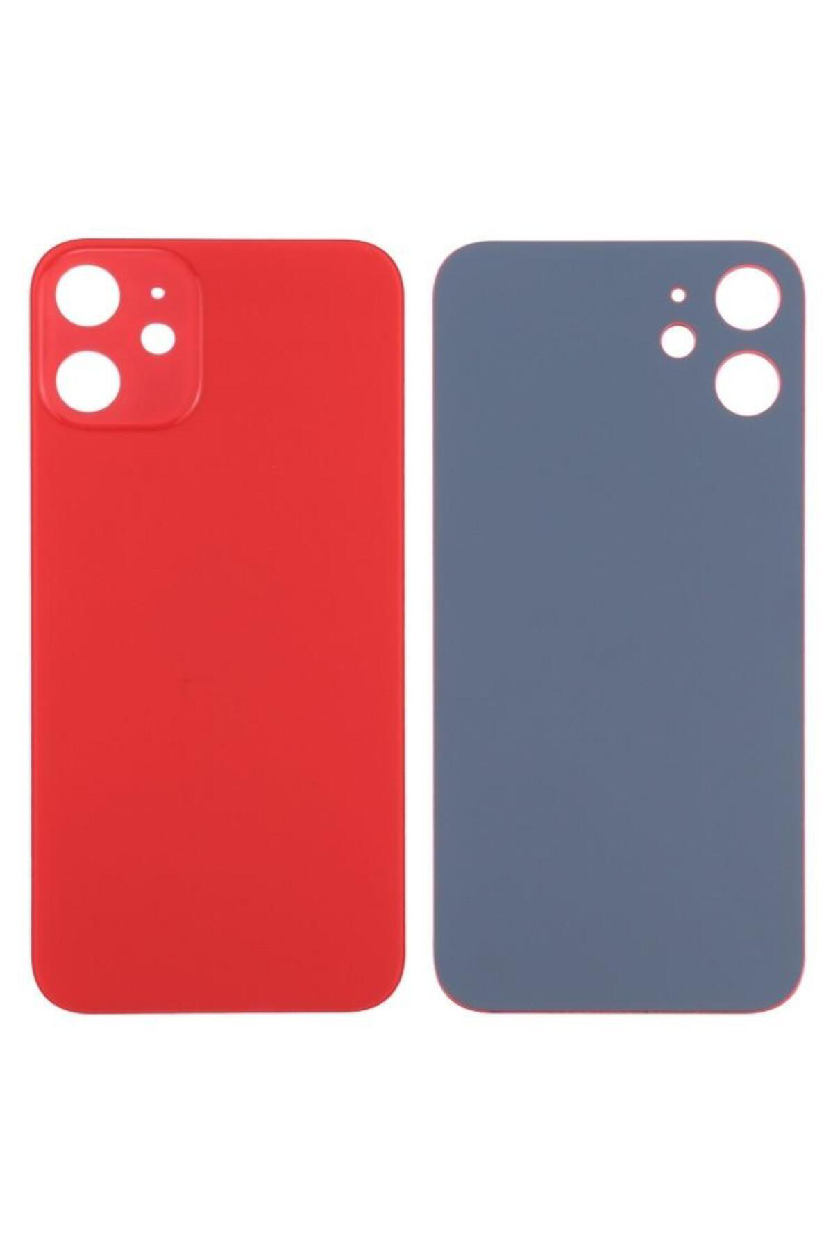 Apple iPhone 12 Mini Uyumlu Logolu Arka Pil Batarya Kapağı - LENS