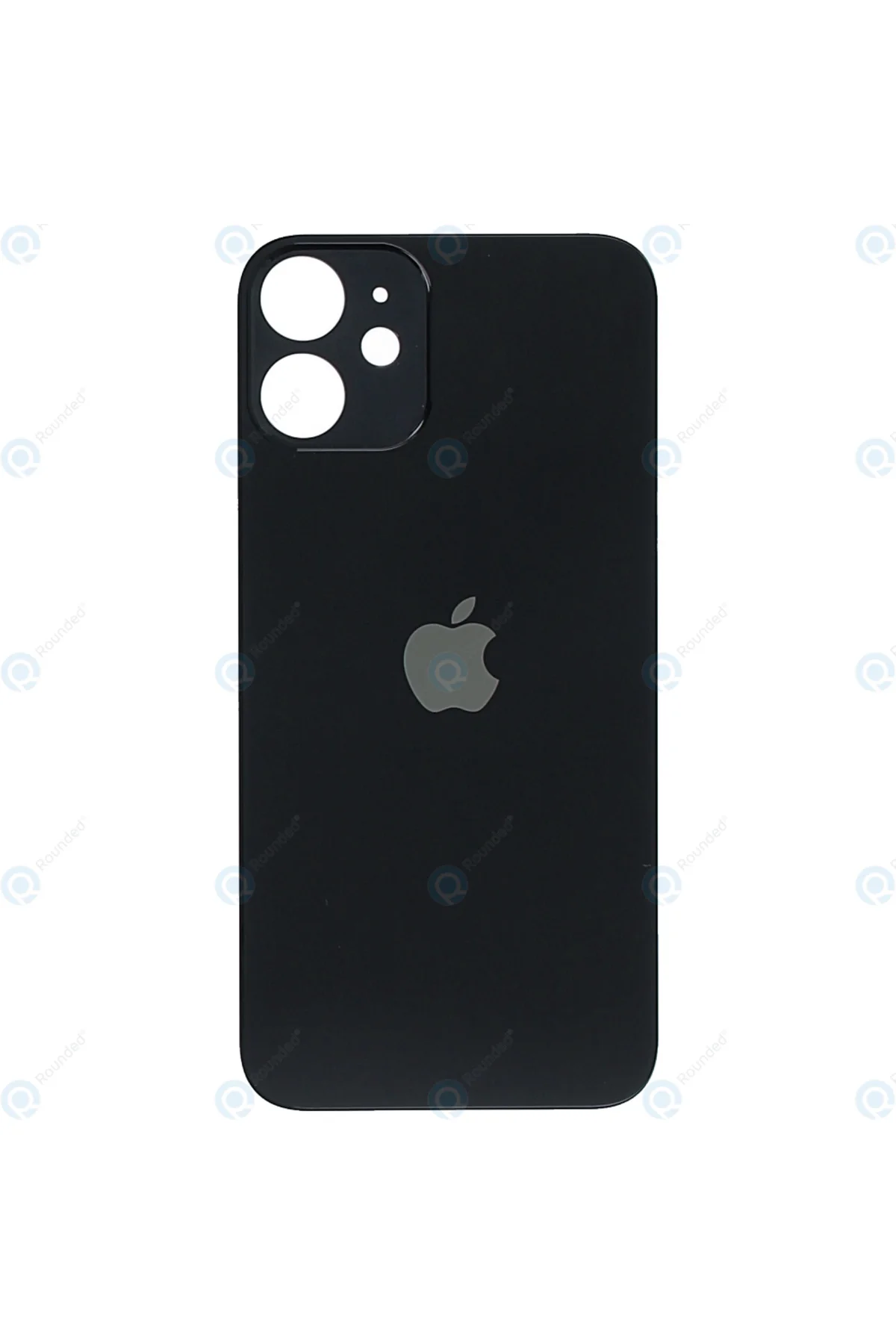 Apple iPhone 12 Mini Uyumlu Logolu Arka Pil Batarya Kapağı - LENS HARİÇ Siyah Apple iPhone 12 Mini Uyumlu Logolu Arka Pil Batarya Kapağı - LENS HARİÇ Siyah