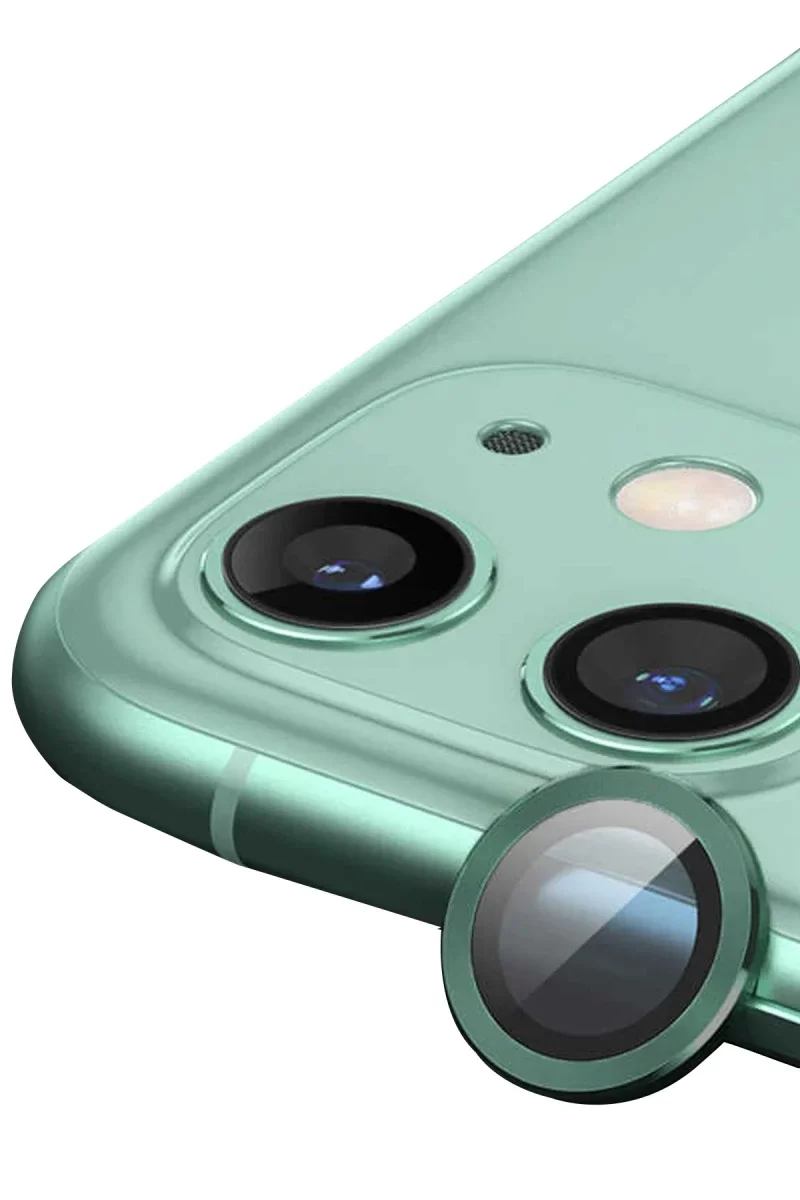 Apple iPhone 12 Mini Raze Metal Kamera Lens - Yeşil Apple iPhone 12 Mini Raze Metal Kamera Lens - Yeşil