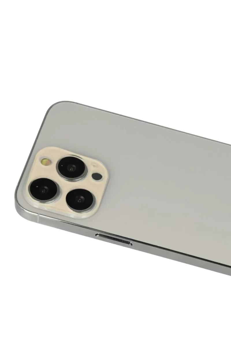 Apple iPhone 12 Pro Rainbow Kamera Lens Koruma Cam - Gold Apple iPhone 12 Pro Rainbow Kamera Lens Koruma Cam - Gold
