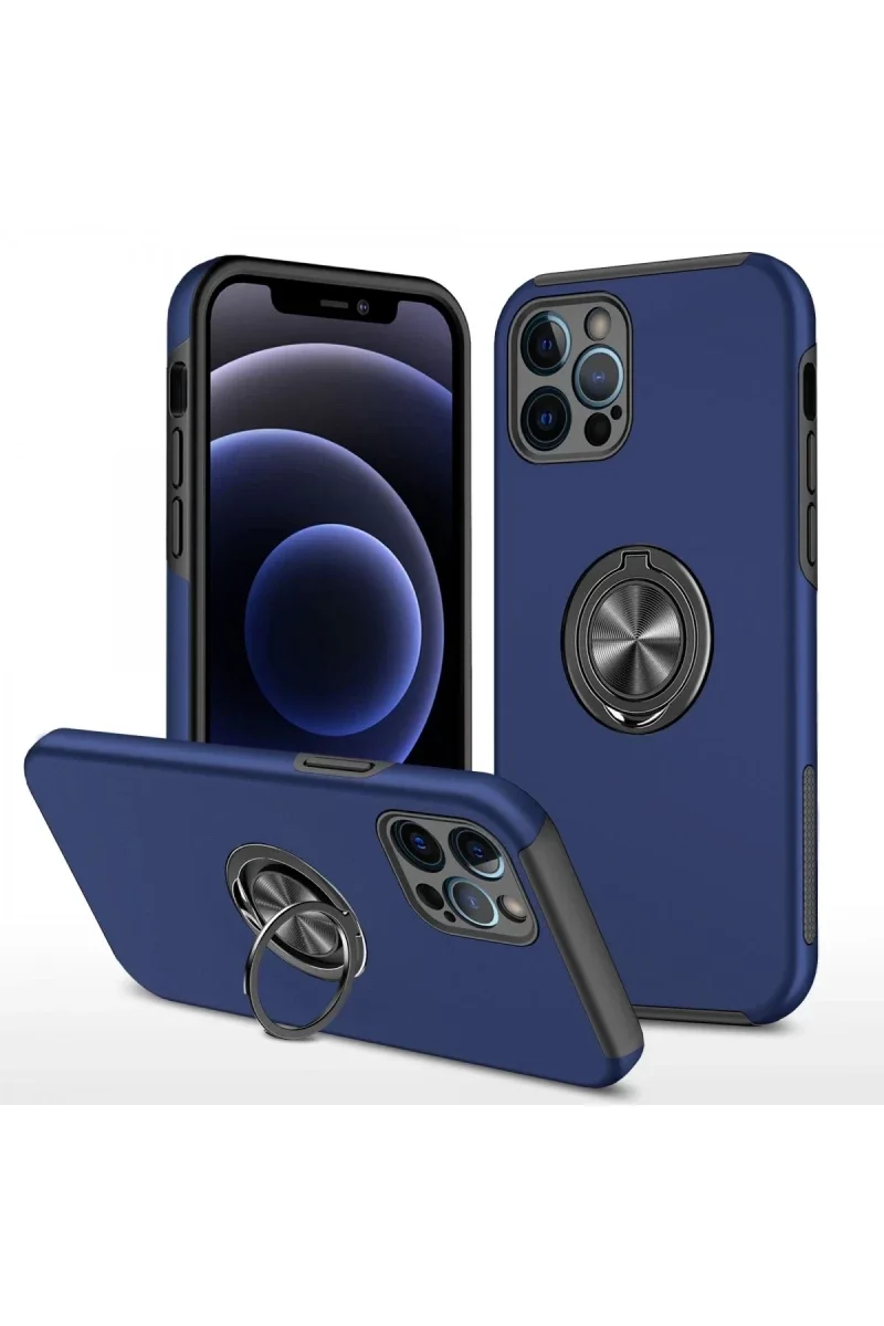 Apple iPhone 12 Pro Max Kılıf Elit Yüzüklü Kapak - Lacivert Fiyatı, Yorumları ve Özellikleri