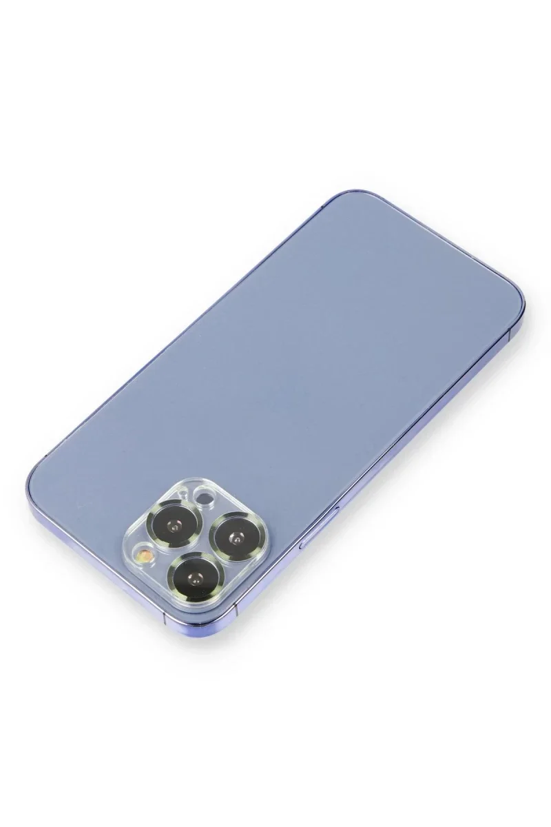 Apple iPhone 12 Pro Metal Kamera Lens Koruma Cam - Koyu Yeşil Apple iPhone 12 Pro Metal Kamera Lens Koruma Cam - Koyu Yeşil