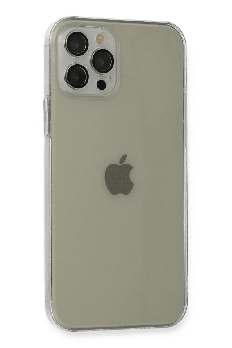 Apple iPhone 12 Pro Kılıf Fly Lens Silikon - Şeffaf