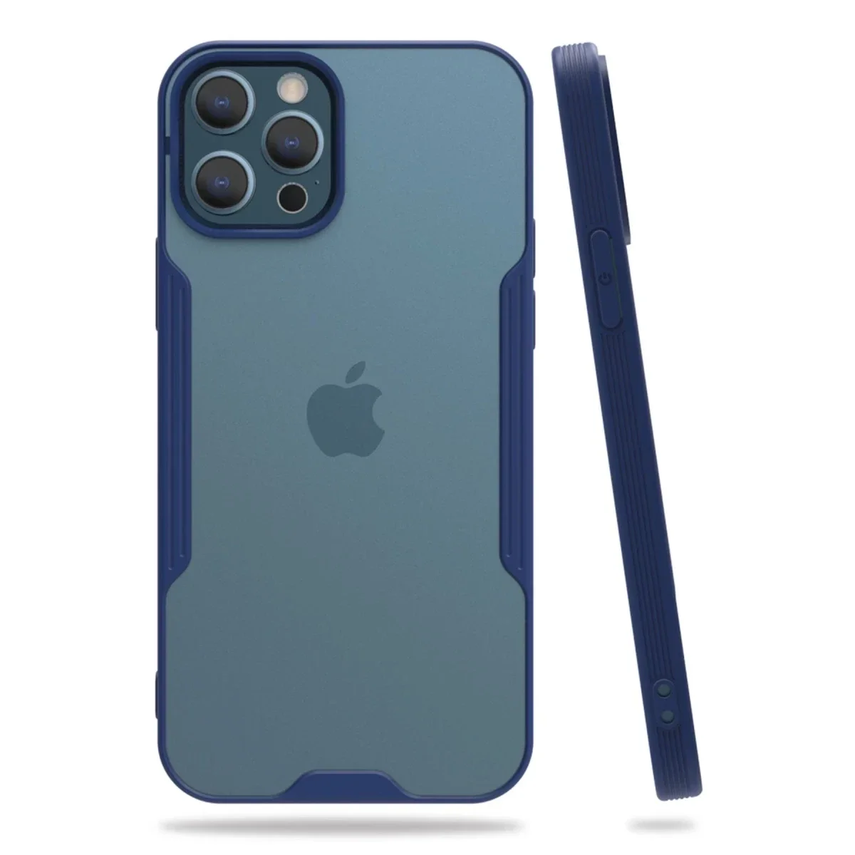 Apple iPhone 12 Pro Max Kılıf Platin Silikon - Lacivert Apple iPhone 12 Pro Max Kılıf Platin Silikon - Lacivert