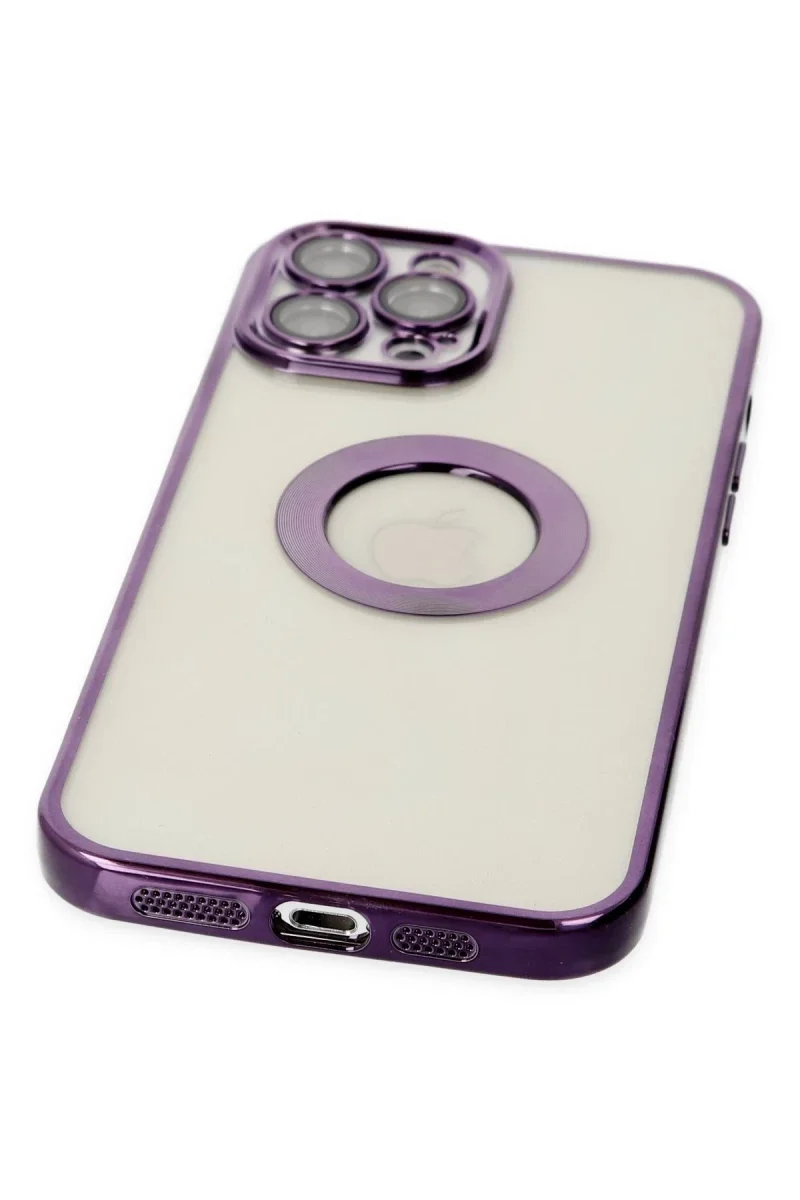 Apple iPhone 12 Pro Kılıf Slot Silikon - Mor Apple iPhone 12 Pro Kılıf Slot Silikon - Mor