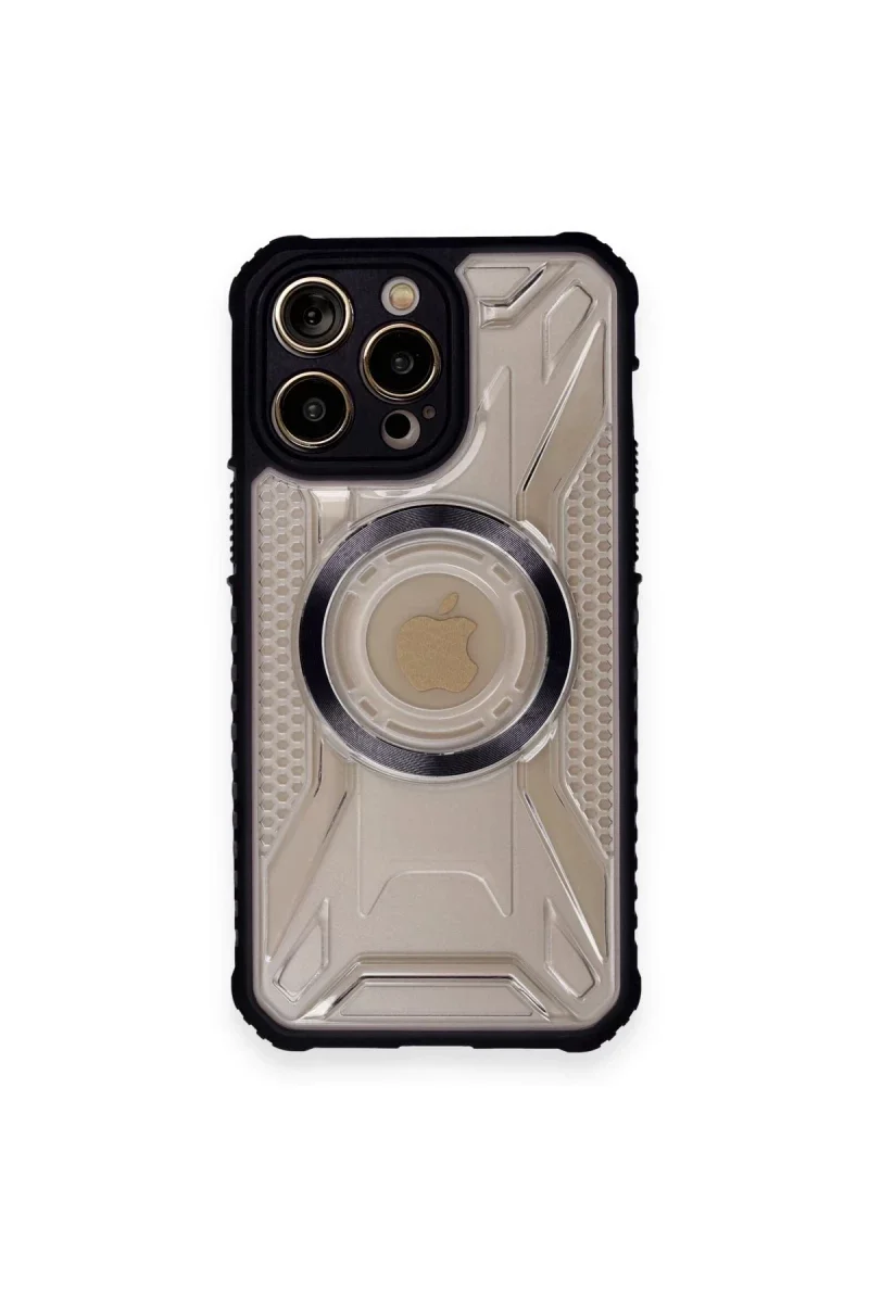 Apple iPhone 12 Pro Kılıf Prag Magneticsafe Kapak - Siyah Apple iPhone 12 Pro Kılıf Prag Magneticsafe Kapak - Siyah