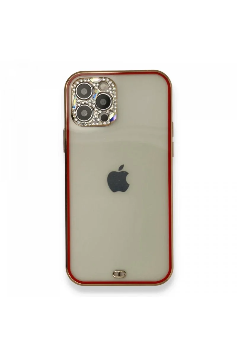 Apple iPhone 12 Pro Kılıf Liva Taşlı Silikon - Kırmızı Fiyatı, Yorumları ve Özellikleri
