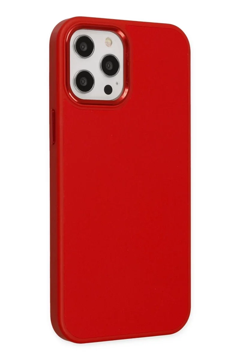 Apple iPhone 12 Pro Max Kılıf Asya Deri Silikon - Kırmızı Fiyatı, Yorumları ve Özellikleri