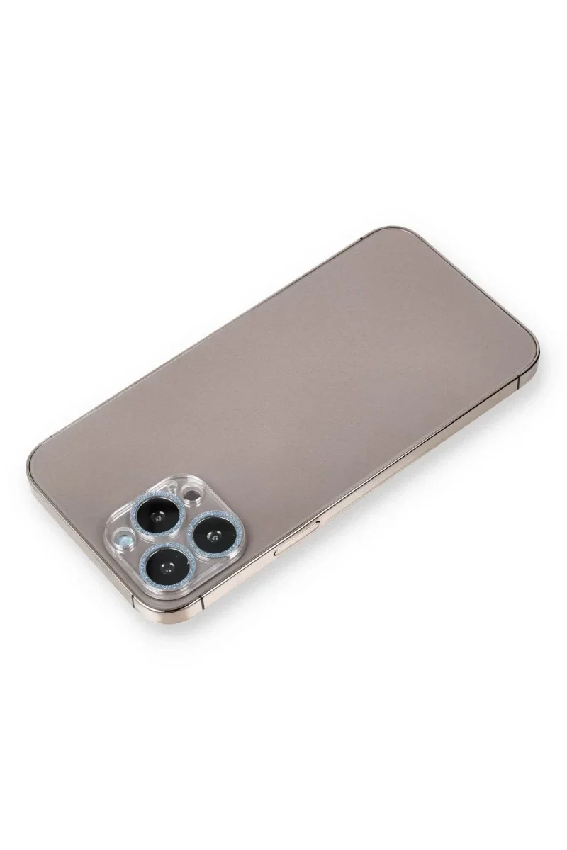 Apple iPhone 12 Pro Max Shine Kamera Lens Koruma Cam - Sierra Blue Apple iPhone 12 Pro Max Shine Kamera Lens Koruma Cam - Sierra Blue