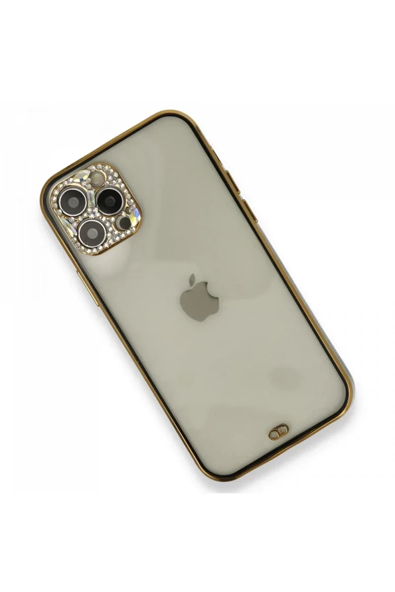 Apple iPhone 12 Pro Kılıf Liva Taşlı Silikon - Siyah Apple iPhone 12 Pro Kılıf Liva Taşlı Silikon - Siyah