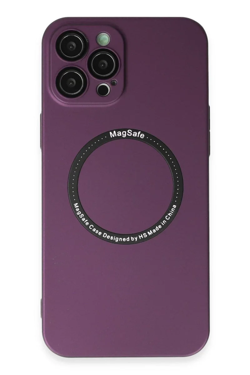 Apple iPhone 12 Pro Kılıf Jack Magneticsafe Lens Silikon - Mürdüm Fiyatı, Yorumları ve Özellikleri