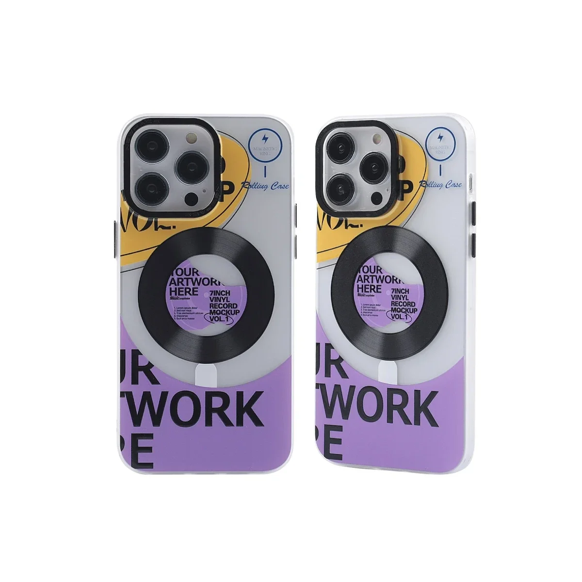 Apple iPhone 12 Pro Max Kılıf Apollo Magneticsafe Desenli Kapak - Apollo Şeffaf - 6