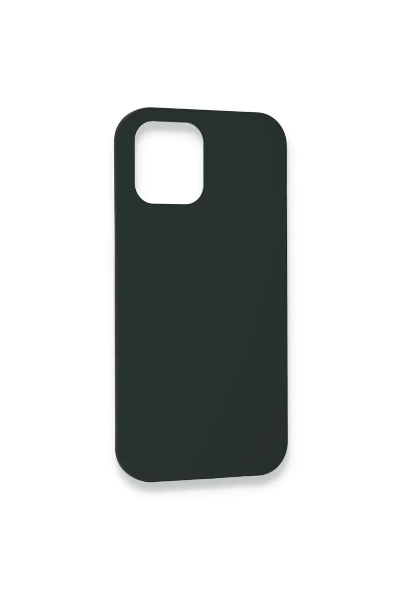 Apple iPhone 12 Pro Kılıf Lansman Legant Silikon - Koyu Yeşil