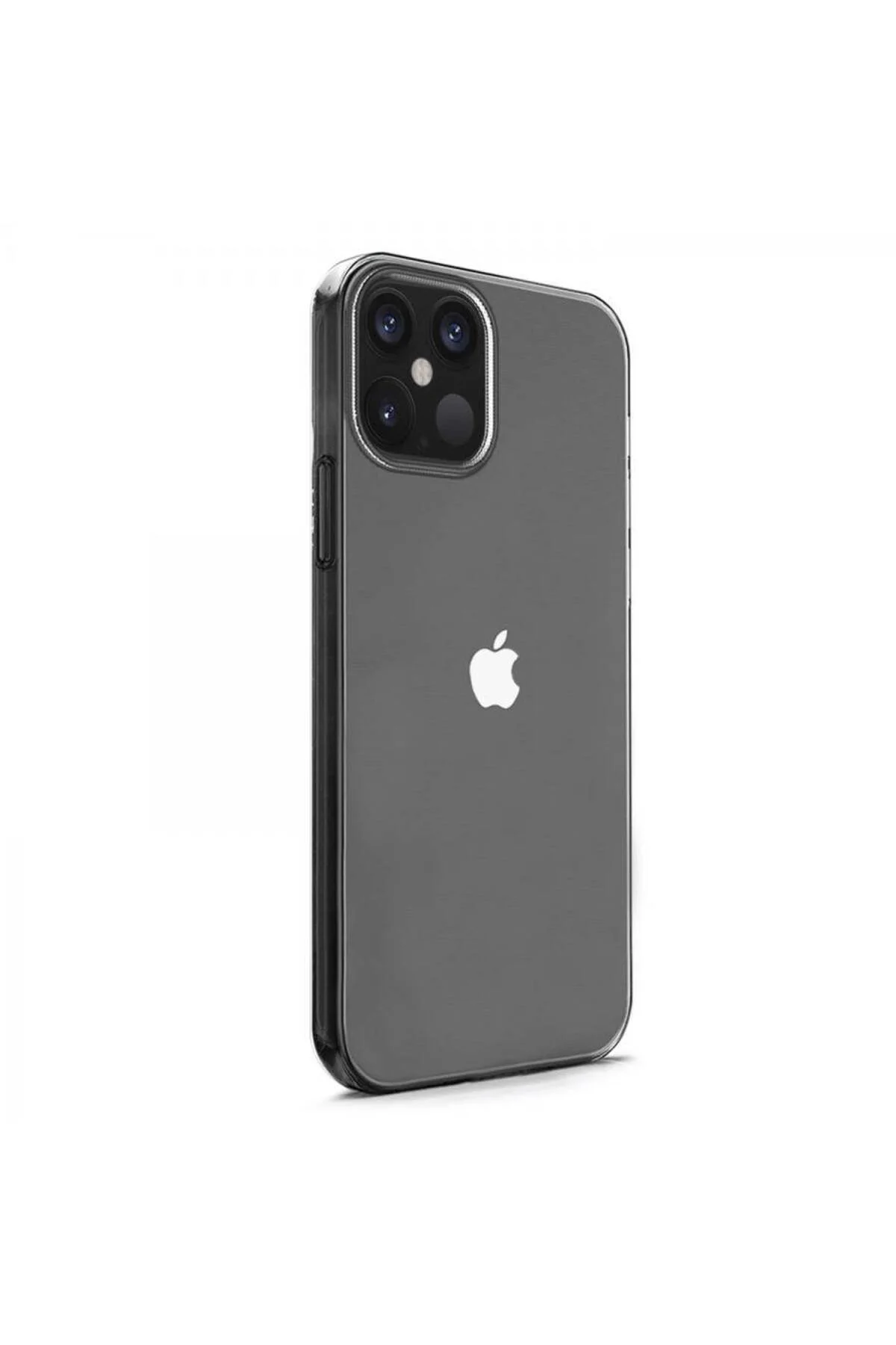 Apple iPhone 12 Pro 6.1'' Ultra İnce Silikon Kılıf Şeffaf