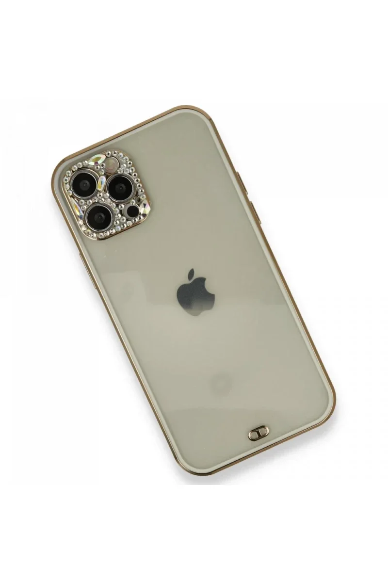 Apple iPhone 12 Pro Kılıf Liva Taşlı Silikon - Beyaz Fiyatı, Yorumları ve Özellikleri