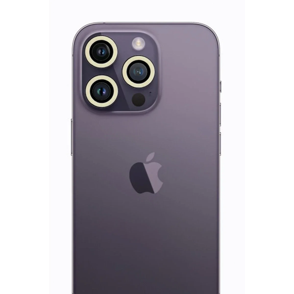 Apple iPhone 12 Pro Neon Fosforlu Kamera Lens - Beyaz Apple iPhone 12 Pro Neon Fosforlu Kamera Lens - Beyaz