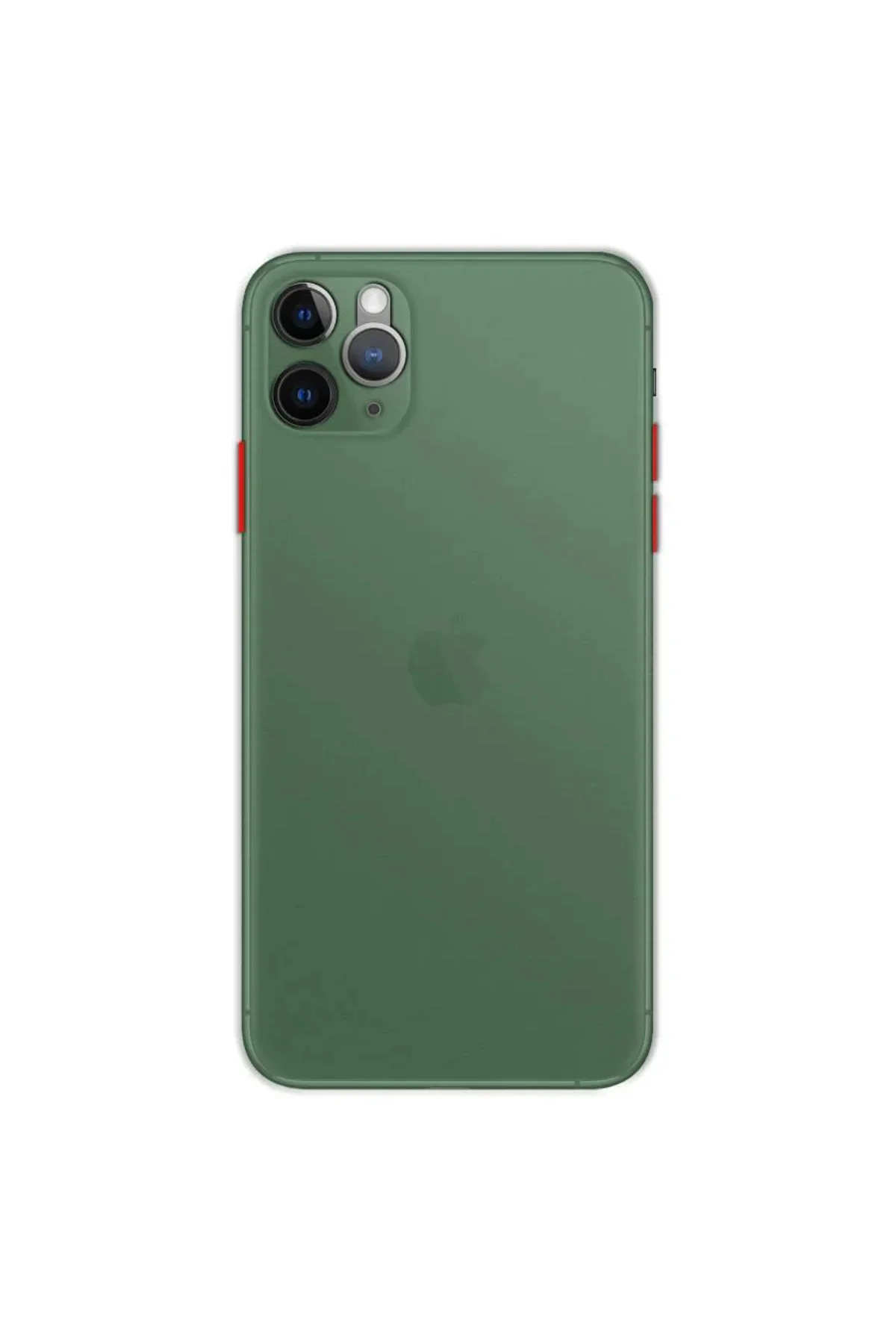 Apple iPhone 12 Pro Max 6.7'' Transparent Slim Case Yeşil