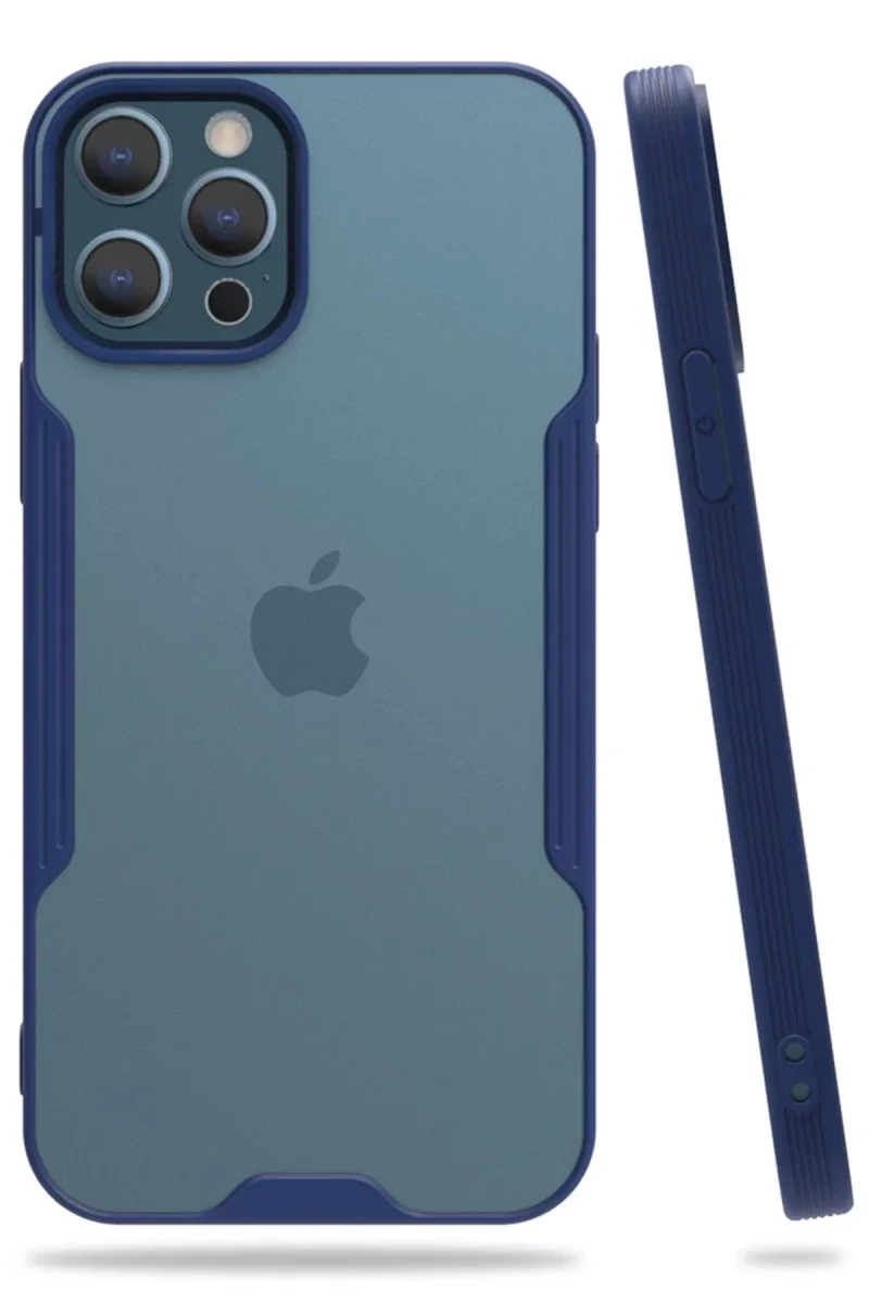 Apple iPhone 12 Pro Max Kılıf Platin Silikon - Lacivert Apple iPhone 12 Pro Max Kılıf Platin Silikon - Lacivert