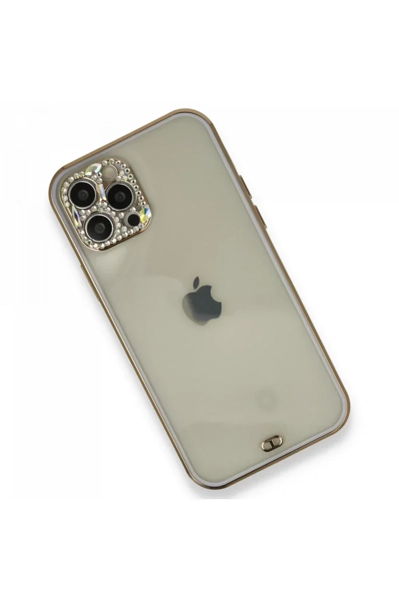 Apple iPhone 12 Pro Kılıf Liva Taşlı Silikon - Mor Apple iPhone 12 Pro Kılıf Liva Taşlı Silikon - Mor
