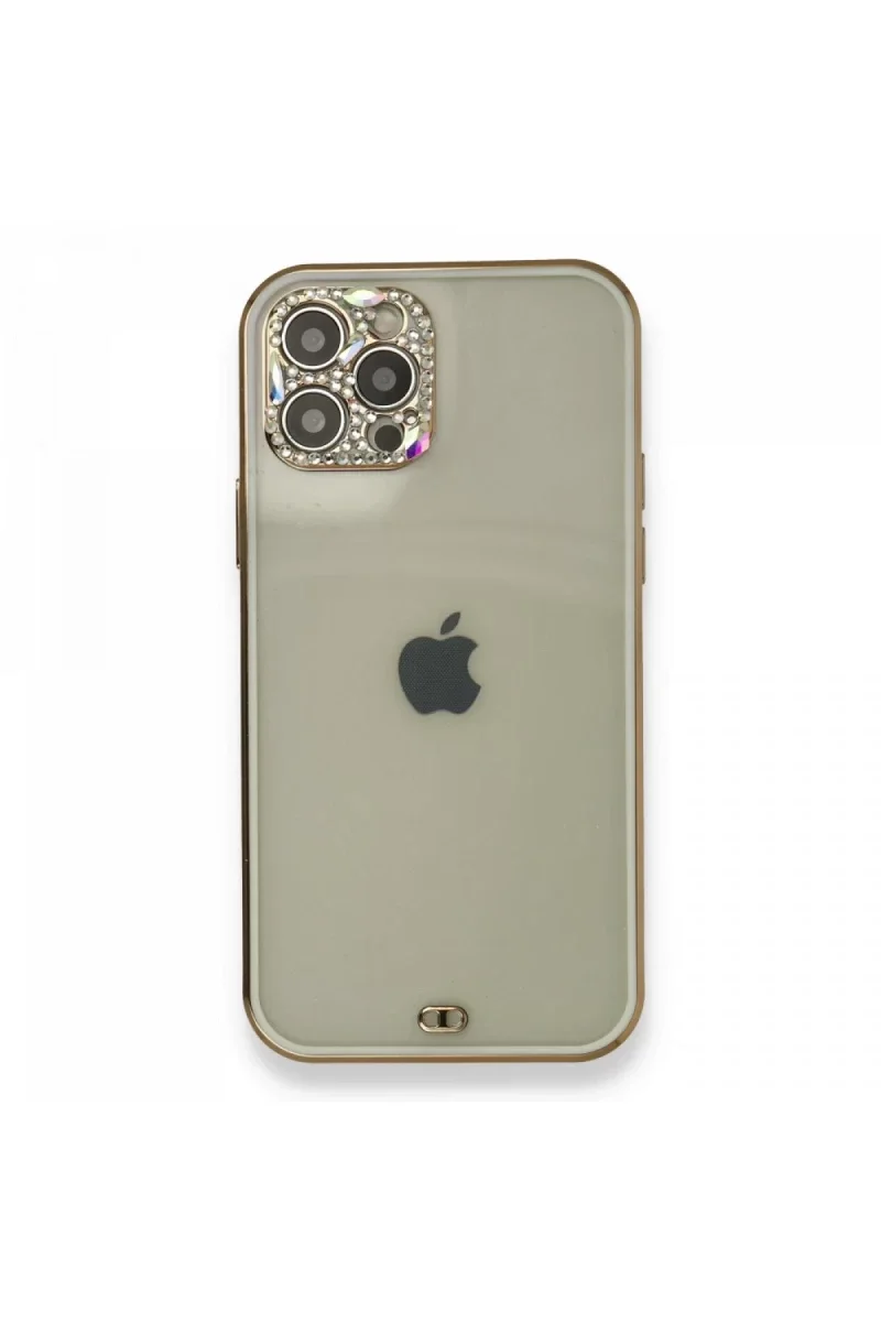 Apple iPhone 12 Pro Kılıf Liva Taşlı Silikon - Beyaz Fiyatı, Yorumları ve Özellikleri
