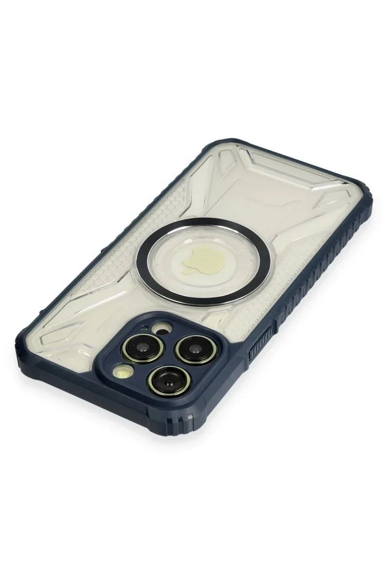 Apple iPhone 12 Pro Max Kılıf Prag Magneticsafe Kapak - Lacivert Apple iPhone 12 Pro Max Kılıf Prag Magneticsafe Kapak - Lacivert