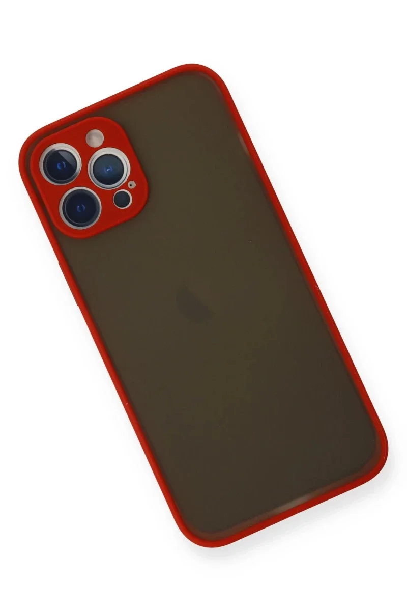 Apple iPhone 12 Pro Kılıf Montreal Silikon Kapak - Kırmızı Fiyatı, Yorumları ve Özellikleri